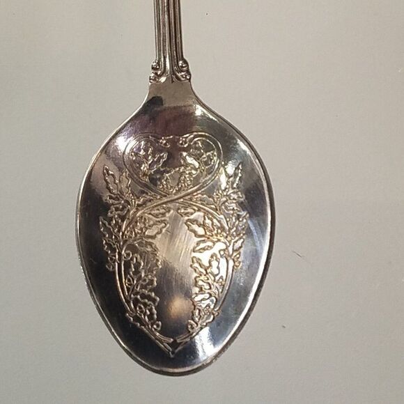 Map Of Ireland Vintage Souvenir Spoon Silverplate - Picture 4 of 9